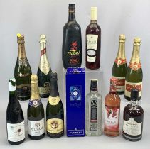 SPARKLING WINES & OTHER DRINKS, Rene Brisset Champagne 1964, Pommery Henkell Trocken, 2 x Poll
