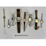 MIXED GROUP OF LADY'S & GENTS WRISTWATCHES - INGERSOLL, SEIKO AND OTHER BRANDS, 8 x wristwatches and