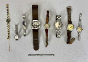 MIXED GROUP OF LADY'S & GENTS WRISTWATCHES - INGERSOLL, SEIKO AND OTHER BRANDS, 8 x wristwatches and