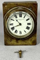 19TH CENTURY NORTH LONDON RAILWAY CO. GUARDS WATCH BY THWAITES & REED LONDON, white enamel dial