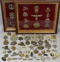 APPROX. EIGHTY MAINLY BRITISH MILITARY CAP BADGES, ENGLAND, IRELAND, SCOTLAND & WALES, some