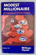 WILLIAM HYWEL 1973 1ST EDITION 'MODEST MILLIONAIRE: THE BIOGRAPHY OF VIVAN HEWITT', printed by Gwasg