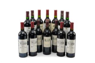 SELECTION OF MATURE RED BORDEAUX including, 4 x 1996 CHATEAU PRIEURE-LICHINE 4eme Cru Classe