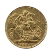 VICTORIA GOLD SOVEREIGN, 1894, veiled head, 7.8gms Provenance: private collection Monmouthshire