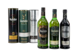 MALT WHISKY SELECTION including, GLENFIDDICH CAORAN RESERVE 70cl, GLENFIDDICH 12YO 70cl, GLENFIDDICH