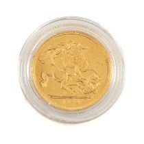 ELIZABETH II GOLD SOVEREIGN, 1994, proof, capsule, 7.9g Provenance: private collection Cardiff