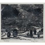 ‡ LESLIE JONES limited edition (2/3) etching - entitled 'Eryri', signed, 26 x 30cms Provenance: