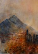 ‡ ROB PIERCY watercolour - entitled verso, 'Cnicht, Croesor', signed, 76 x 53cms Provenance: private