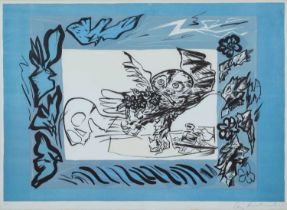 ‡ CERI RICHARDS limited edition (14/50) lithograph - and death shall have no dominion, signed and