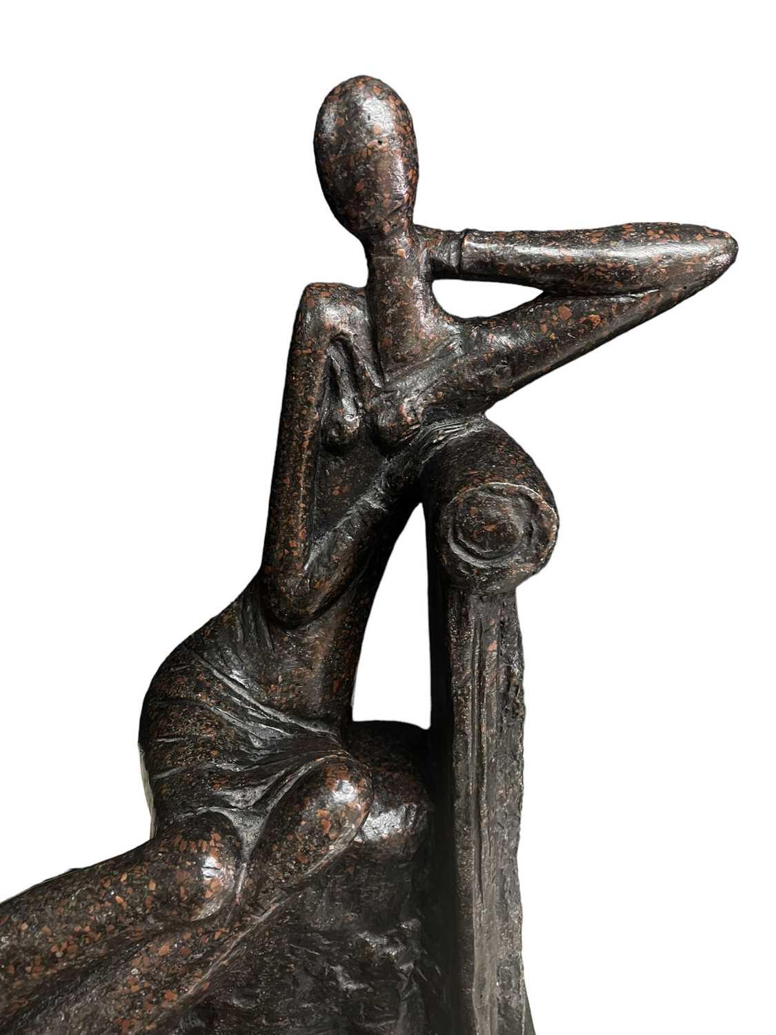 ‡ HELEN SINCLAIR limited edition (4/18) stone-resin sculpture - entitled, 'Long and Leisurely', - Image 2 of 4