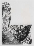 ‡ DAVID JONES 1926 limited edition (89/100) wood engraving (1979 reprint on japon paper) -