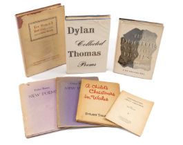 SIX RARE U.S DYLAN THOMAS 1ST EDITIONS comprising (1) ‘Conversation About Christmas’ printed at