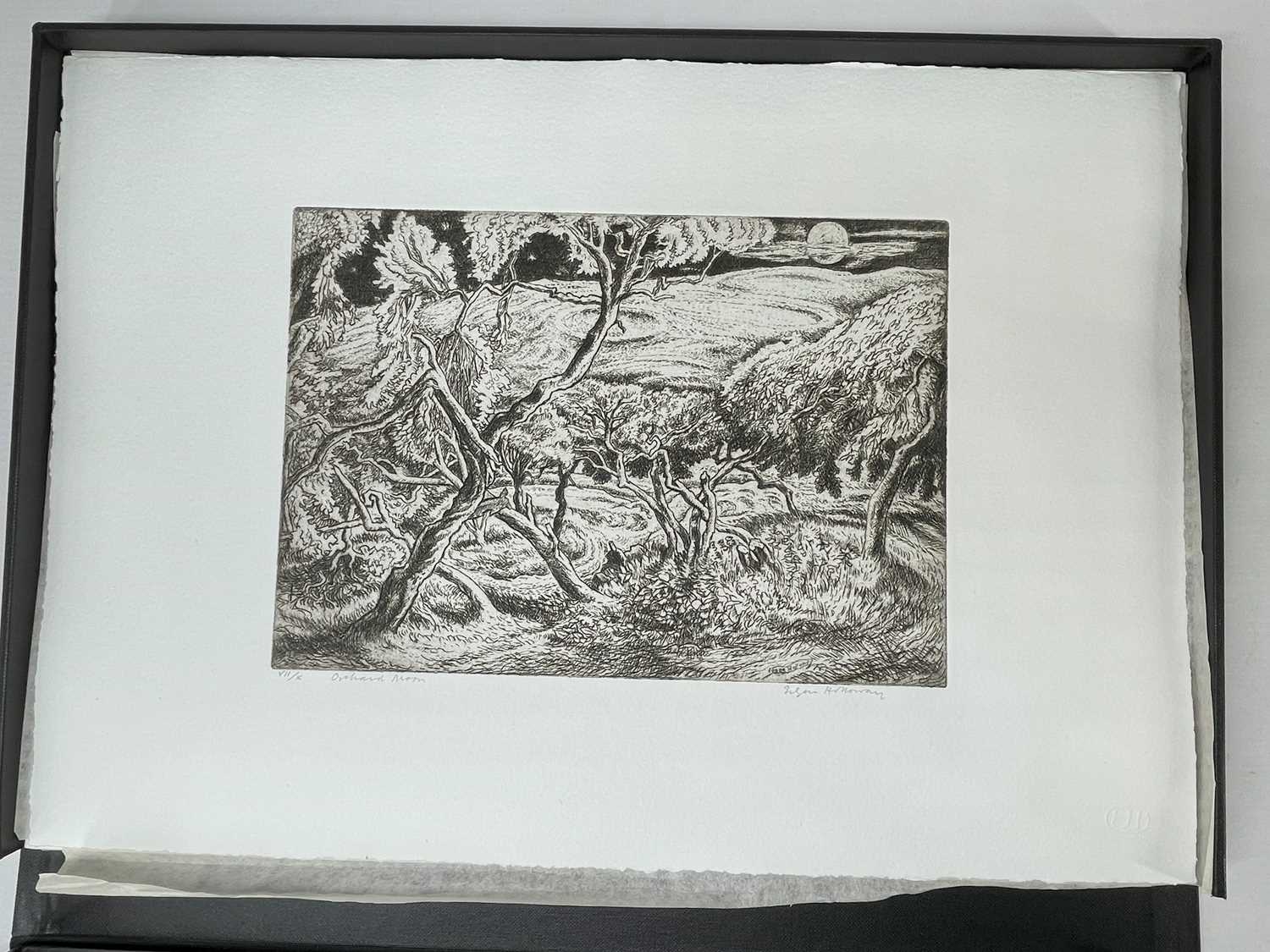 ‡ EDGAR HOLLOWAY limited edition (7/40) portfolio of seven etchings and engravings produced by - Image 13 of 13