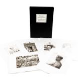 ‡ EDGAR HOLLOWAY limited edition (7/40) portfolio of seven etchings and engravings produced by