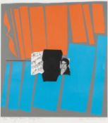 ‡ CERI RICHARDS limited edition (artists proof) screenprint - entitled, 'Major, Minor, Orange,