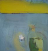 ‡ ROGER CECIL oil on canvas - abstract, entitled verso, 'Be A Lamp onto Yourself II' on New