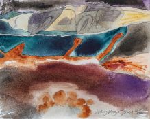 ‡ MARY LLOYD JONES watercolour - entitled verso, 'Neath Valley', signed and dated '92, 20 x 25cms