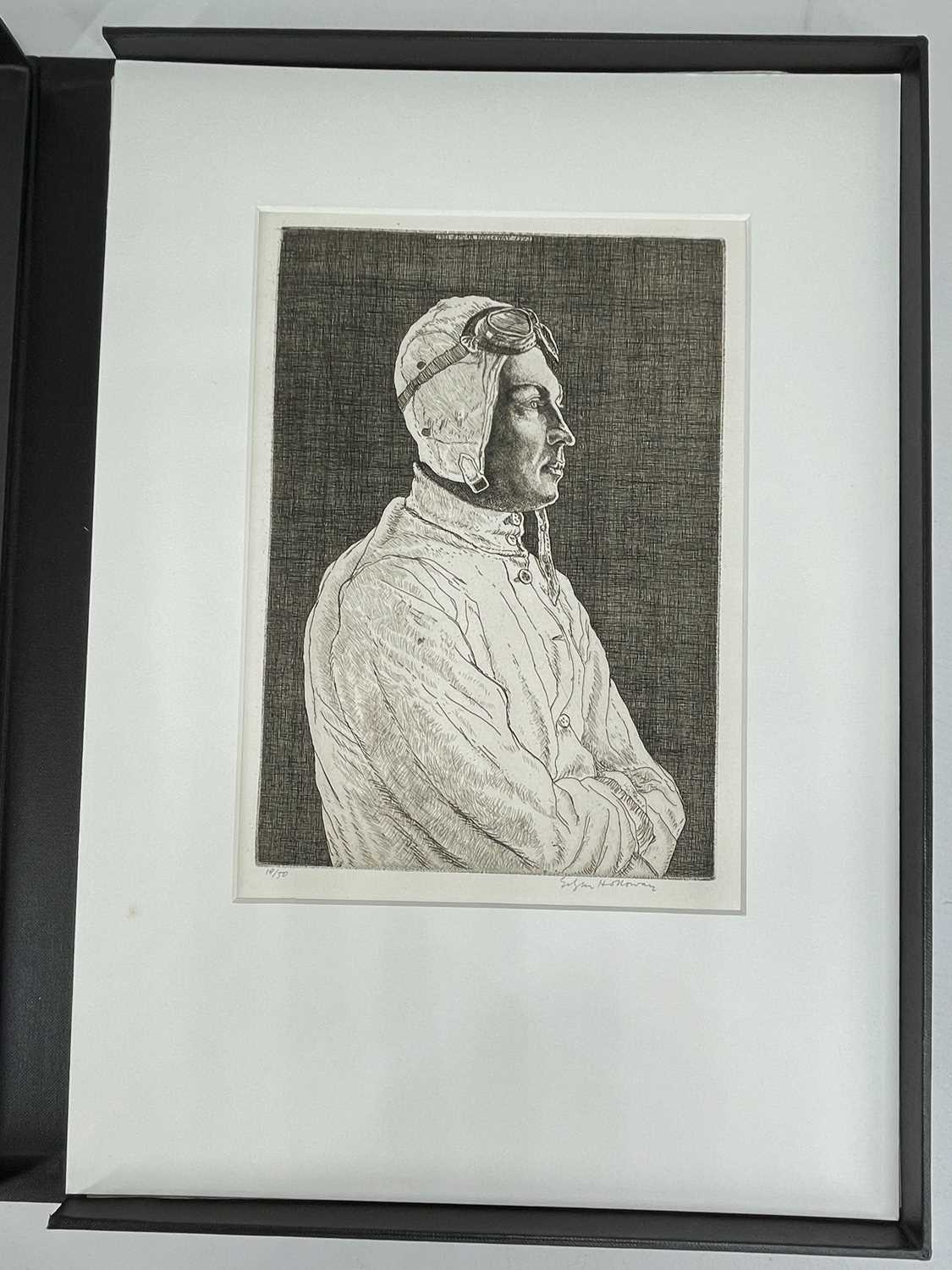 ‡ EDGAR HOLLOWAY limited edition (7/40) portfolio of seven etchings and engravings produced by - Image 11 of 13