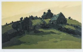 ‡ SIR KYFFIN WILLIAMS RA limited edition (114/150) colour print - entitled 'Hendre Waelod', signed