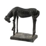 ‡ DAWN BENSON (Canadian, b.1952) limited edition (5/8) bronze - entitled 'Time Out', signed, 20cms