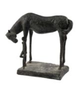 ‡ DAWN BENSON (Canadian, b.1952) limited edition (5/8) bronze - entitled 'Time Out', signed, 20cms