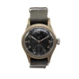RECORD WORLD WAR II MILITARY WRISTWATCH, one of the famous 'Dirty Dozen' collection, the black