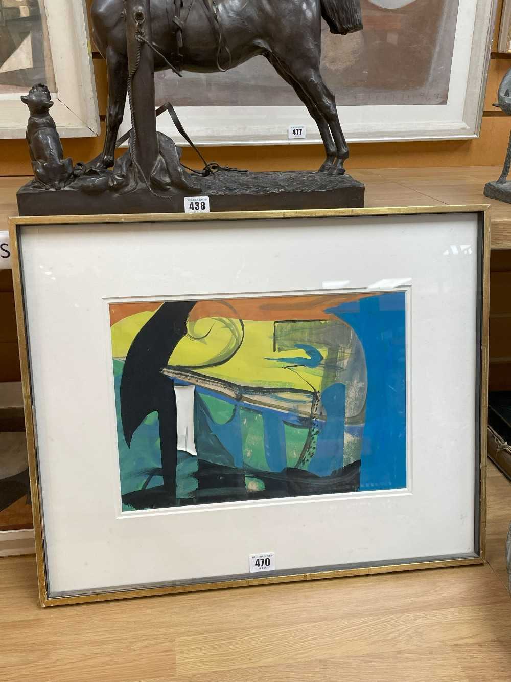 ‡ PETER LANYON (1918-1964) gouache - entitled verso on Anthony Hepworth Fine Art label 'Prague, - Image 2 of 28