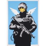 ‡ BANKSY (b.1974) limited edition (253/600) screenprint - Flying Copper, 2004, unsigned, 100 x 70cms
