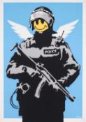 ‡ BANKSY (b.1974) limited edition (253/600) screenprint - Flying Copper, 2004, unsigned, 100 x 70cms