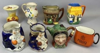 ALLERTON'S LUSTRE & OTHER DECORATIVE JUGS, TEAPOT COLLECTION, makers include Royal Doulton,