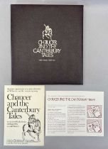 JOHN PINCHES 'CHAUCER & THE CANTERBURY TALES' SOLID SILVER MEDALS 1970, limited first edition series