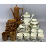 PORTMEIRION 'TOTEM', ROYAL DOULTON 'RONDELAY', PART COFFEE & TEA WARE SETS, COALPORT & JOHNSON