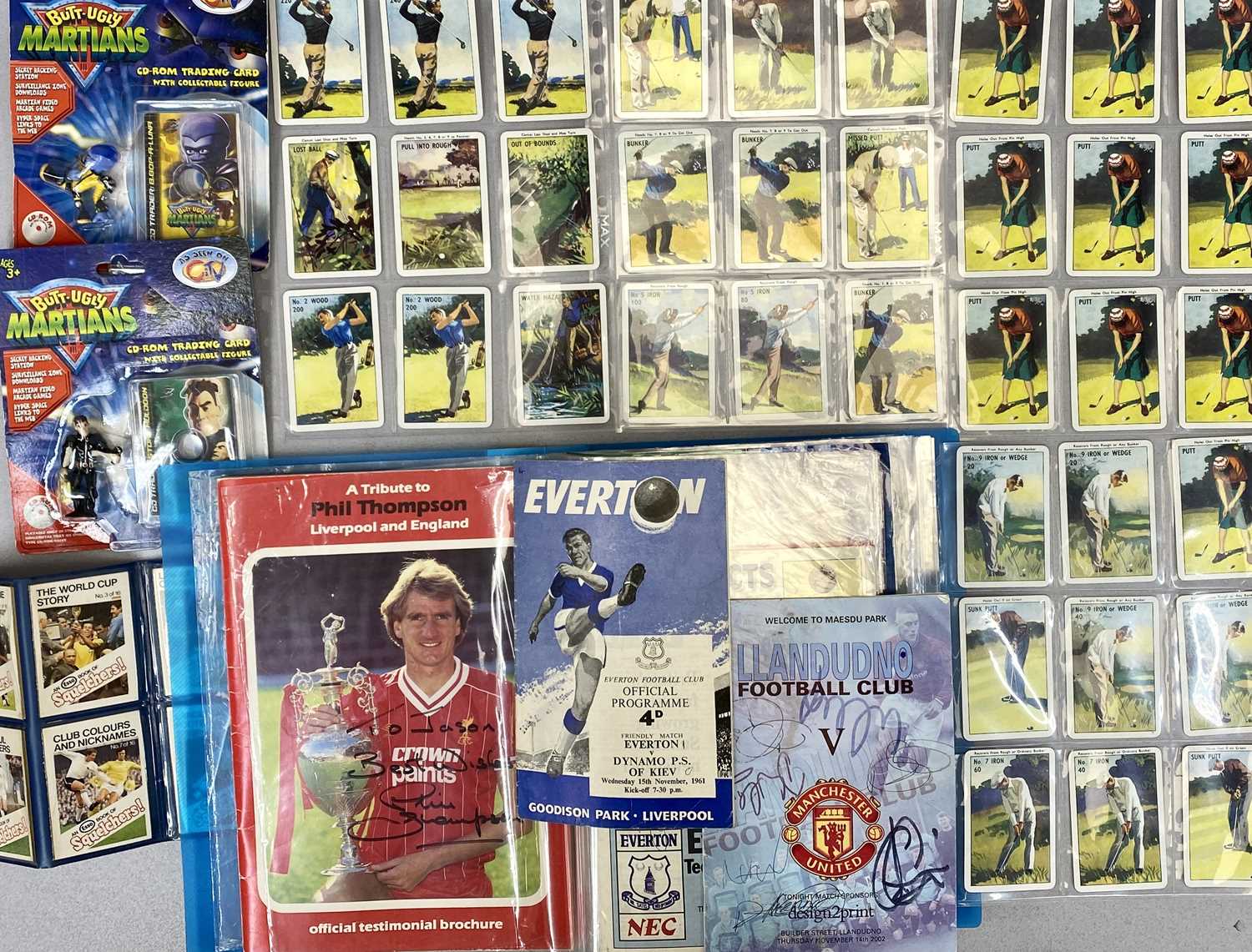 QUANTITY OF COLLECTORS CARDS, MAINLY FOOTBALL RELATED, with various football match day programmes - Image 3 of 6