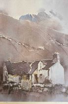 ‡ JOHN MORRIS limited edition print - entitled 'Yng Ngolwg Cader Idris', signed in pencil, 43 x