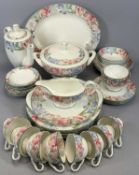 ROYAL ALBERT 'FONTEYN' PART TEA & DINNER SERVICE, 39 PIECES Provenance: deceased estate