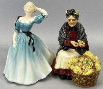 EARLY ROYAL DOULTON FIGURE 'PRIMROSES' HN1617 & 'CELESTE' HN2237 Provenance: private collection