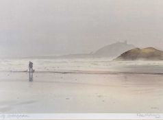 ‡ ROB PIERCY print - titled 'Y Graigddu', signed in pencil, 22 x 30cms Provenance: private client