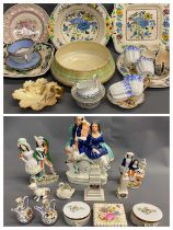 CABINET & OTHER CHINA ASSORTMENT, to include Royal Worcester shell dish, pattern 1404, Masons