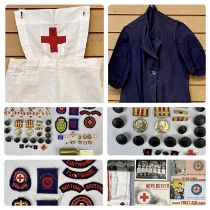 LARGE COLLECTION OF WWII & LATER RED CROSS ITEMS, including 2 x silver medals, 4 x Proficiency