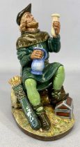 ROYAL DOULTON 'SURVEY SAMPLE' OF ROBIN HOOD, impressed 9740, variation on later production model