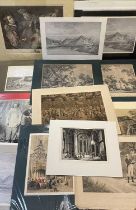 ANTIQUE ENGRAVINGS & PRINTS (13) various sizes Provenance: private client Llŷn Peninsula Comments: