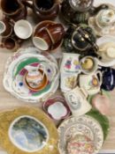 VICTORIAN & LATER POTTERY AND PORCELAIN COLLECTABLES GROUP, to include Victoria and later