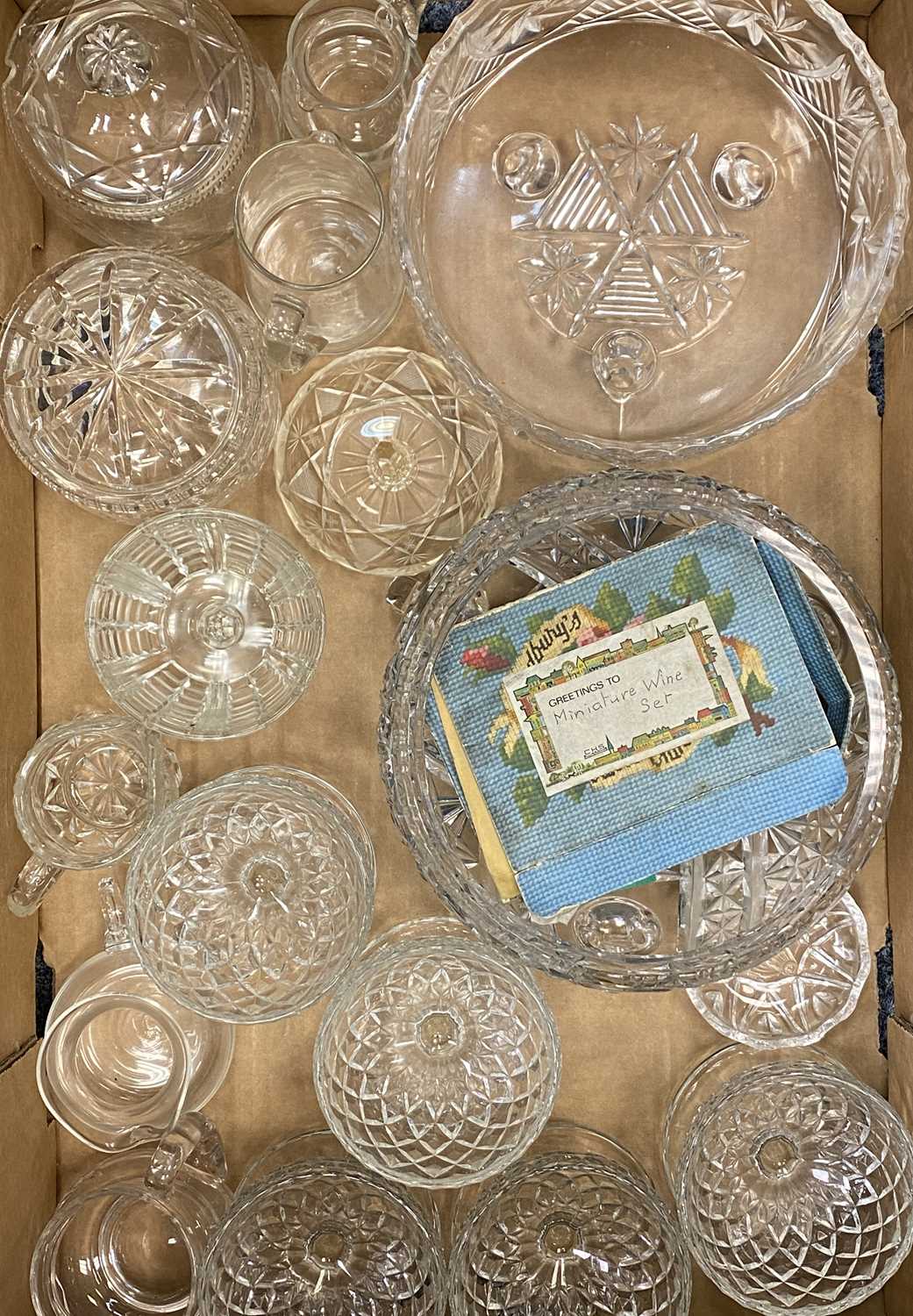VICTORIAN & LATER GLASSWARE COLLECTION as displayed within four boxes, to include cut and other - Image 3 of 5