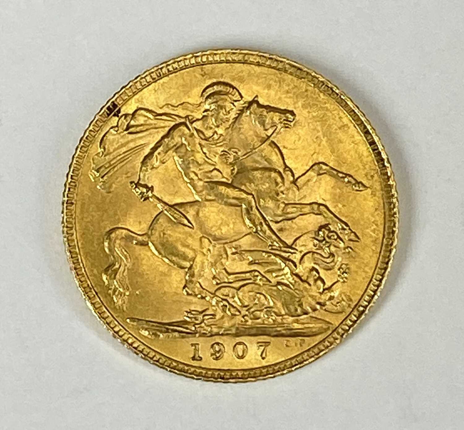 EDWARD VII GOLD FULL SOVEREIGN, 1907, 8g Provenance: private collection Gwynedd