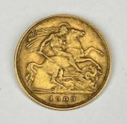 EDWARD VII GOLD HALF SOVEREIGN, 1909, 4g Provenance: private collection Gwynedd