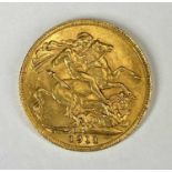 GEORGE V GOLD FULL SOVEREIGN, 1911, 8g Provenance: private collection Gwynedd