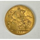 EDWARD VII GOLD FULL SOVEREIGN, 1907, 8g Provenance: private collection Gwynedd