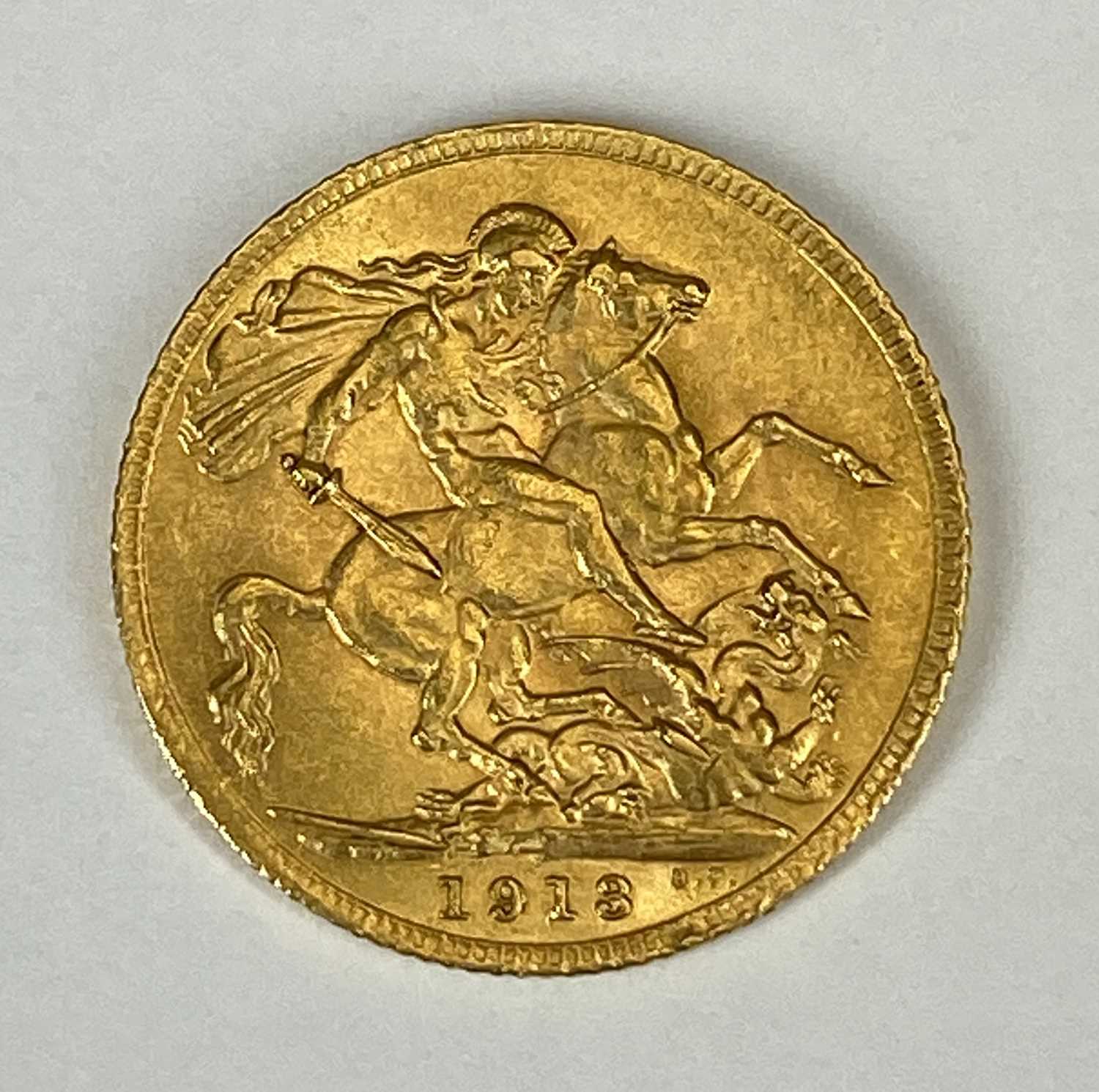 GEORGE V GOLD FULL SOVEREIGN, 1913, 8g Provenance: private collection Gwynedd