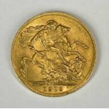 GEORGE V GOLD FULL SOVEREIGN, 1913, 8g Provenance: private collection Gwynedd