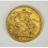 EDWARD VII GOLD FULL SOVEREIGN, 1905, 8g Provenance: private collection Gwynedd